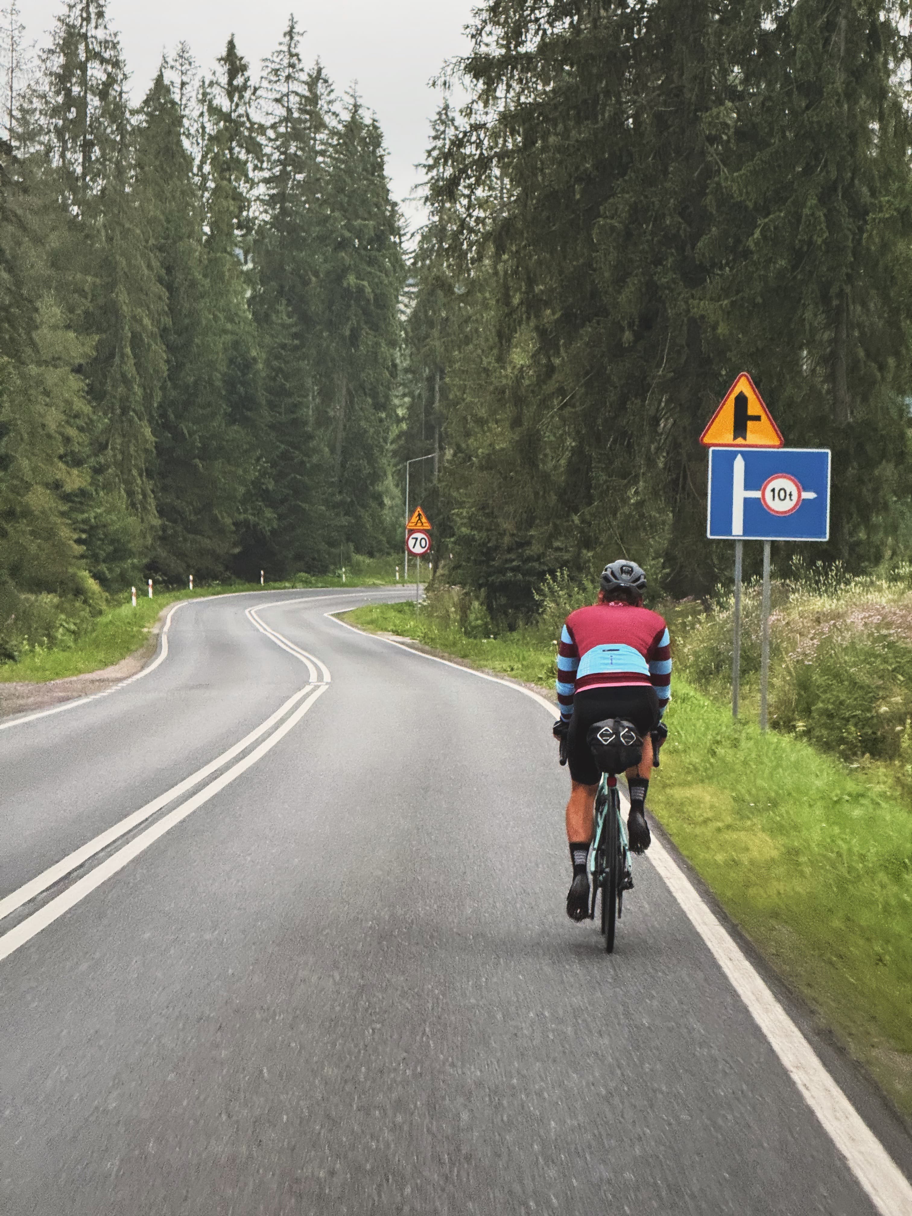 Riding through Poland